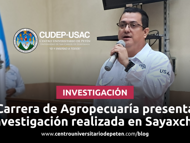 Proyecto de Investigación realizada en Sayaxché